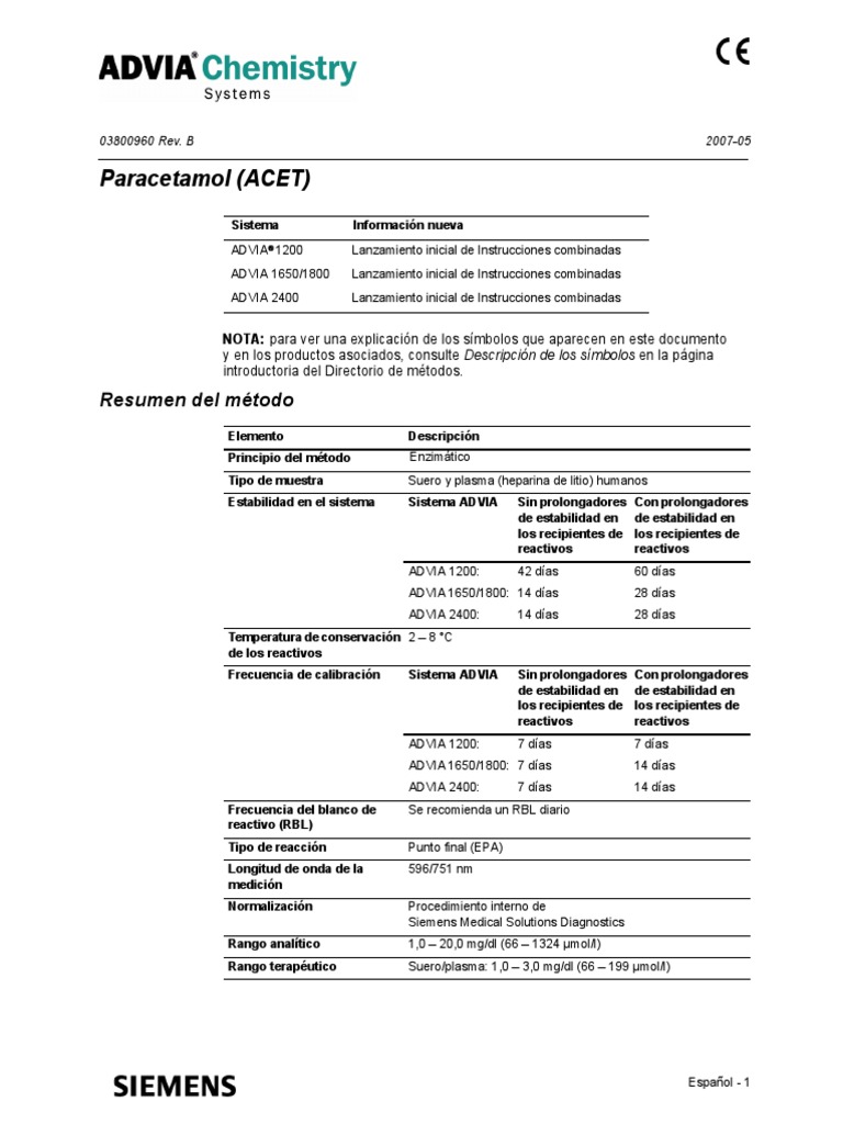 Acet SP | PDF | Calibración | Laboratorios
