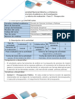 Guía de Actividades y Rúbrica de Evaluación - Fase 3 - Prospección