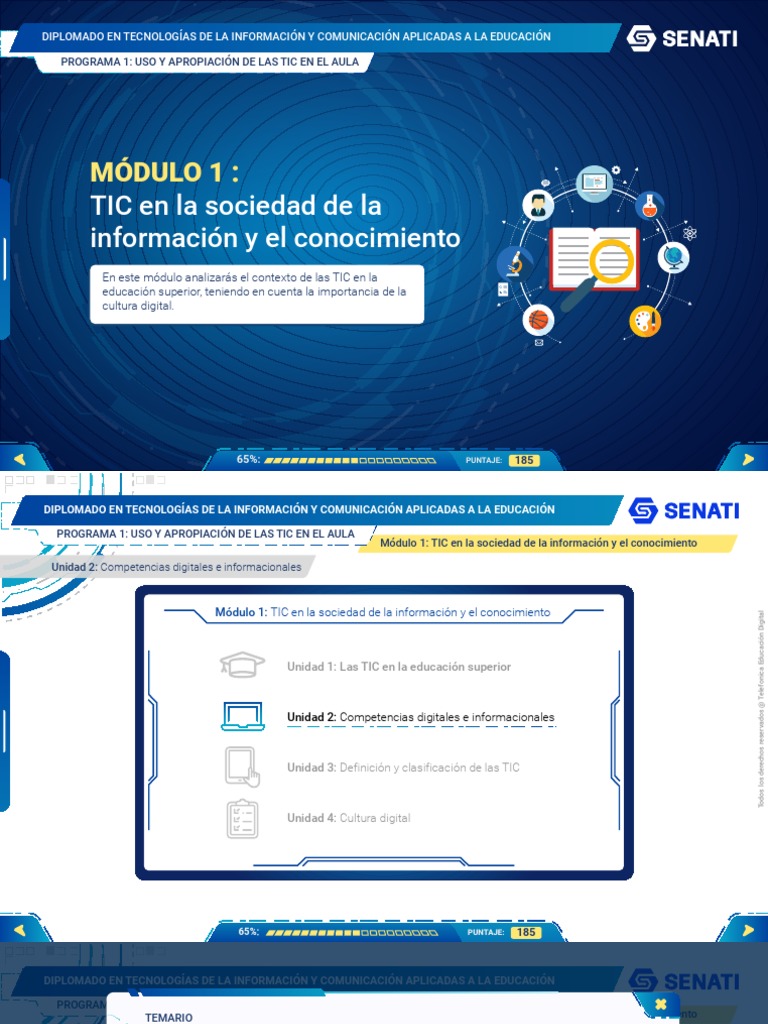 TIC Programa 1 Mod 1 Unid 2 | PDF | Alfabetización Informacional ...