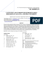 098CAVITATION AND TURBOPUMP HYDRODYNAMICS 