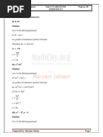 10th Class Math Notes Exercise 2.1 | PDF | Square Root | Quadratic Equation