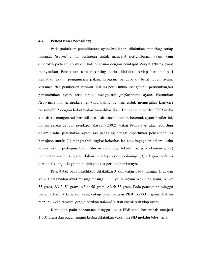Pembahasan Recording | PDF