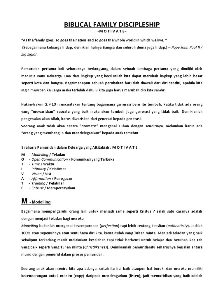 Biblical Family Discipleship Motiv Pdf