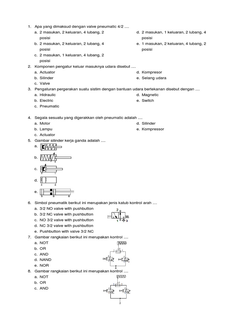 Soal Uh Pneumatik Pdf
