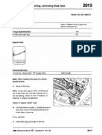 2810 - Transfer Case, Checking & Correcting Fluid Level