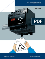 Grundfos MP 204 Instructions