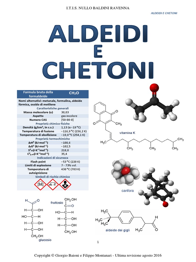 1.Aldeidi e Chetoni