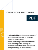 Code Switching