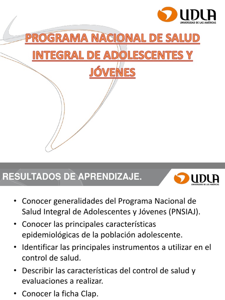 5 Programa de Salud Integral de Adolescentes y Jóvenes | PDF | Obesidad ...
