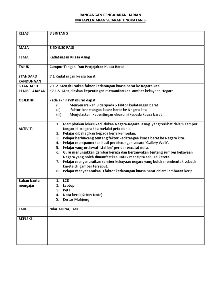Tapak Rph Pdf
