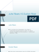 Jute Fibers VS Durian Fiber