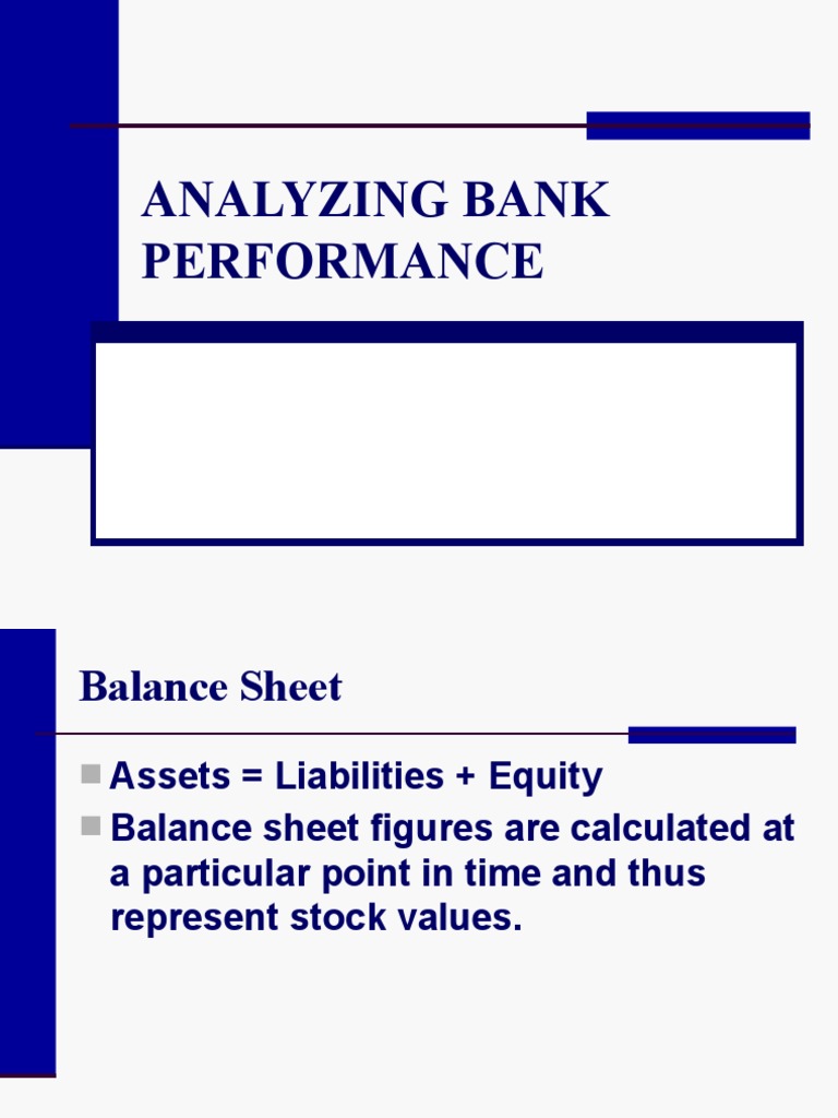 Bank Performance Analysis Overview | PDF | Banks | Deposit Account