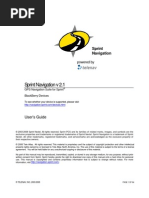 Sprint Navigation v2.1 for Blackberry Phones