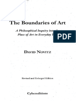 Novitz David The Boundaries of Art PDF