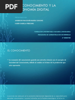 El Conocimiento y La Economia Digital