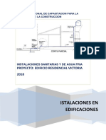 Memoria Descriptiva de Instalaciones de Agua Fria Castillo