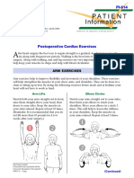 Postoperative Cardiac Exercises