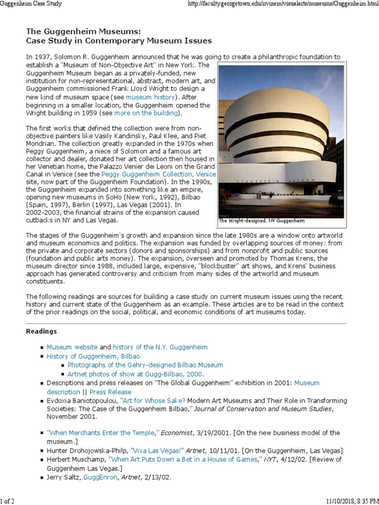 Guggenheim museum case study pdf image