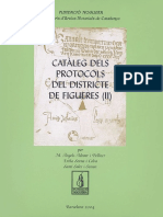 Catàleg Dels Protocols Del Districte de Figueres (II)