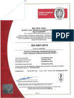 BUTEC ISO 9001 Certificate Exp. 2019