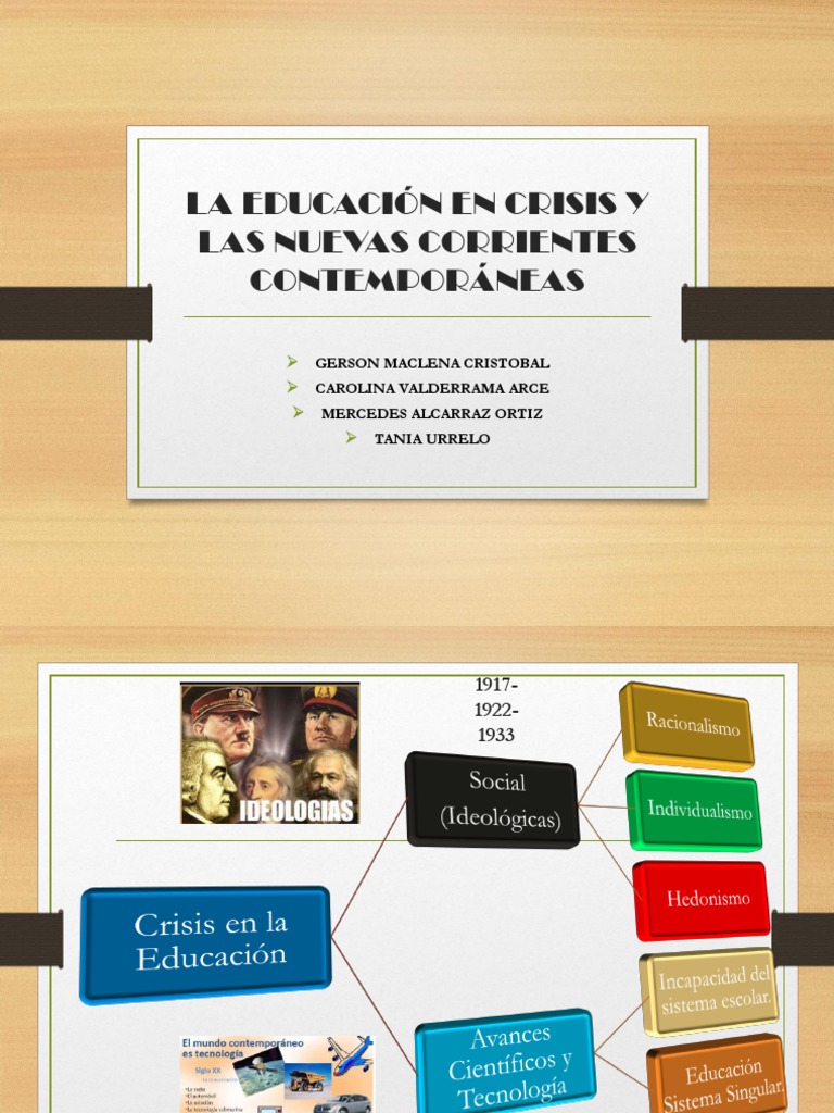 Crisis de La Educación y Edad Contemporánea | PDF | John Dewey ...