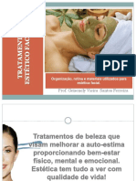 Aula 1 - Rotina, Materias Utilizados. Estetica Facial.