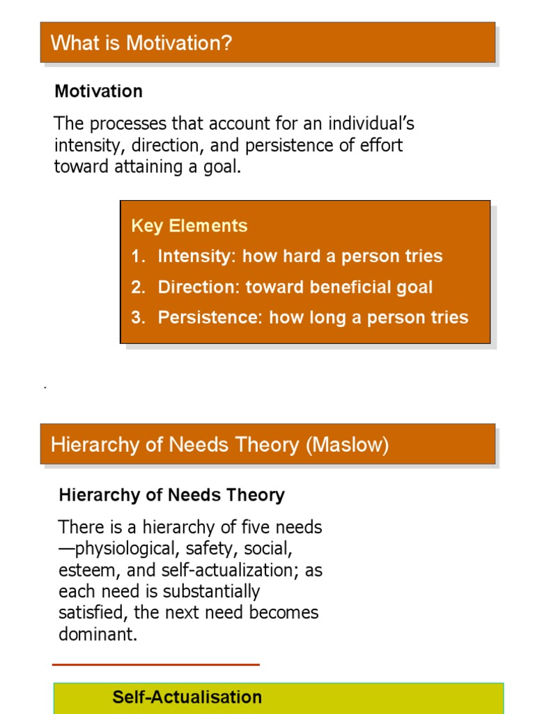 Motivation Theory | PDF | Industrial And Organizational Psychology
