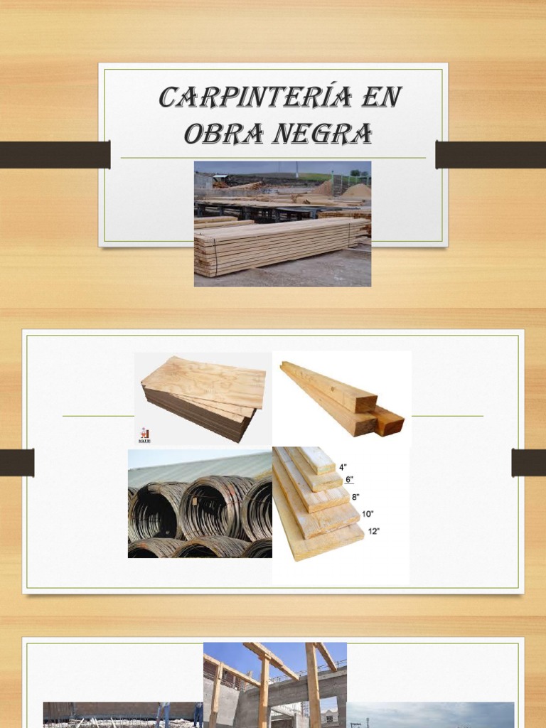 Carpintería en Obra Negra PDF