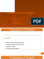 Cours Informatique: Traitement D'images - 7ème Année de Base