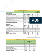 Matriz Mefe y Mefi