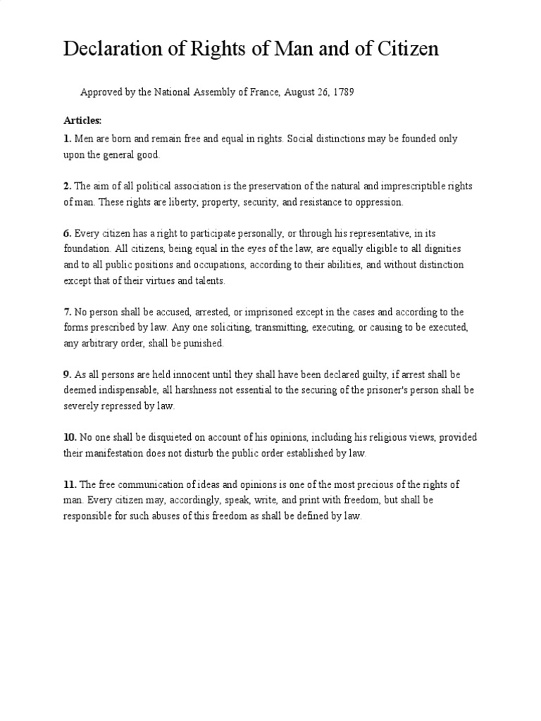 Declaration Activity | PDF | Natural And Legal Rights | Libertarian Theory