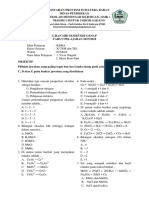 Soal Mid Semester 2 2018