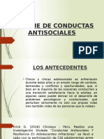 Informe de Conductas Antisociales