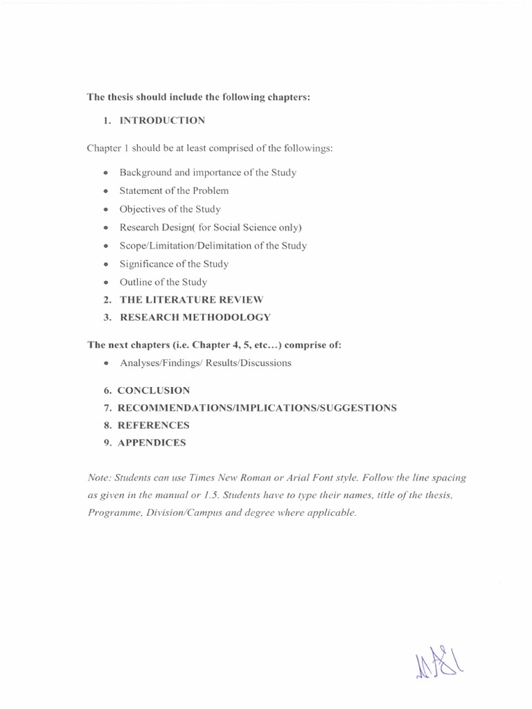 Main objective thesis picture