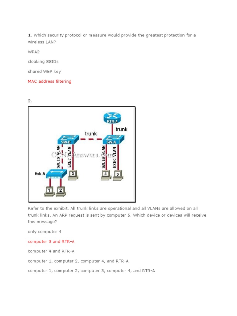 CCNA3 v1 | PDF | Network Switch | Computer Network