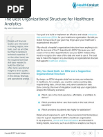 The Best Organizational Structure For Healthcare Analytics