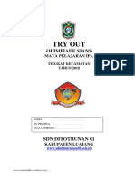 Soal Osn Tingkat Kabupaten Lumajang 2018 Try Out