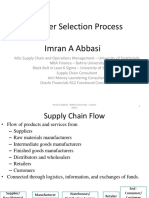 Supplier Selection Process Imran A Abbasi