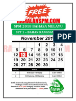Free Set Ramalan 1 SPM 2018 Rangsangan