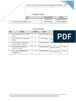 Planers Team No Name Department Phone: Study Guide Blok Pemeriksaan Dan Diagnosis Fisioterapi - 2018