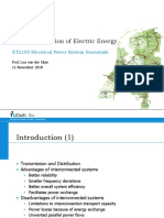 The Transmission of Electric Energy: ET2105 Electrical Power System Essentials