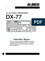 Manual Book HF Transceiver Alinco DX-77E