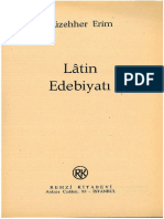 Müzehher Erim - Latin Edebiyatı Tarihi