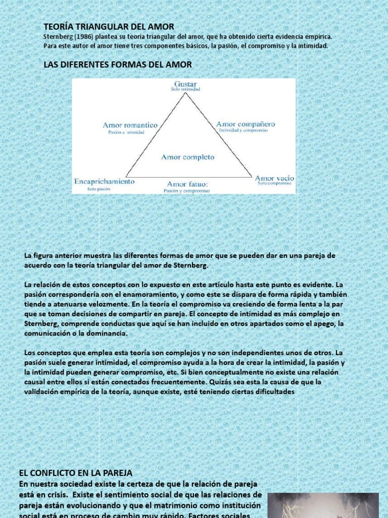 Teoria Triangular | PDF | Amor | Teoría