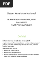 Sistem Kesehatan Nasional