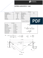 Horizontal Lifeline System (HLLS) - 1 Span: A Rupt R Fmax