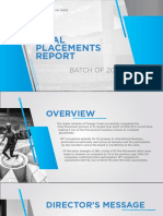 Final Placement Report IIFT 2018