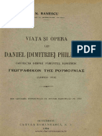 N. Banescu - Viaţa Şi Opera Lui Daniel (Dimitrie) Philippide, 1924