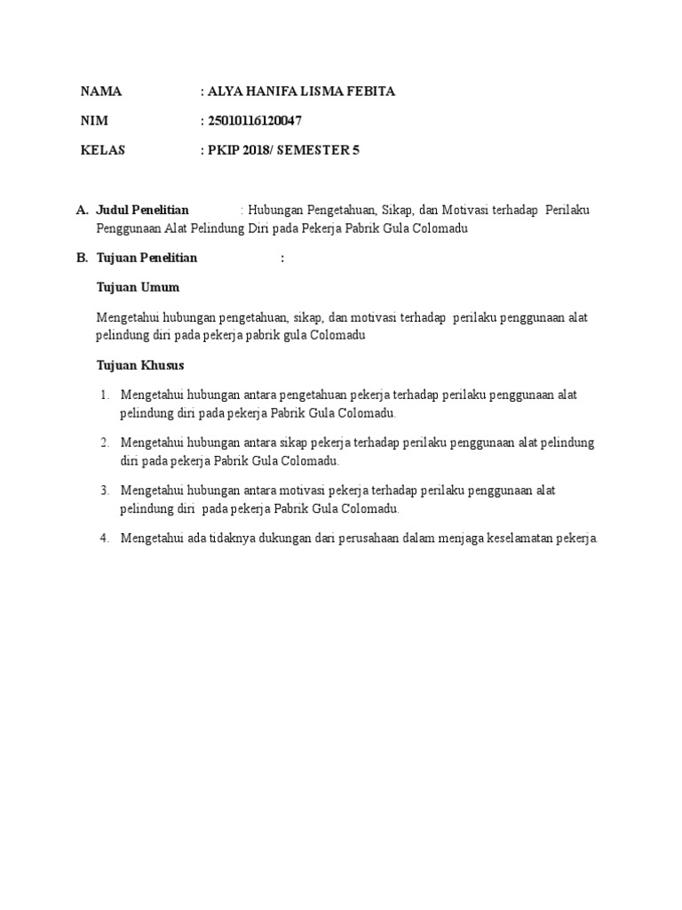 Contoh Kerangka Konsep Penelitian | PDF