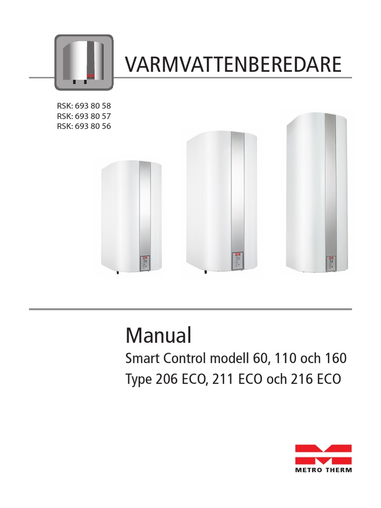 Metro Therm 1703 Metro Therm Manual VVB Smart Control | PDF